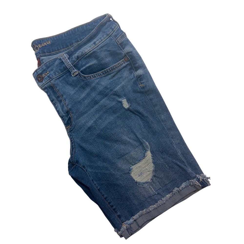 Arizona Jeans Jorts Denim Distressed Y2K‎ Size 11